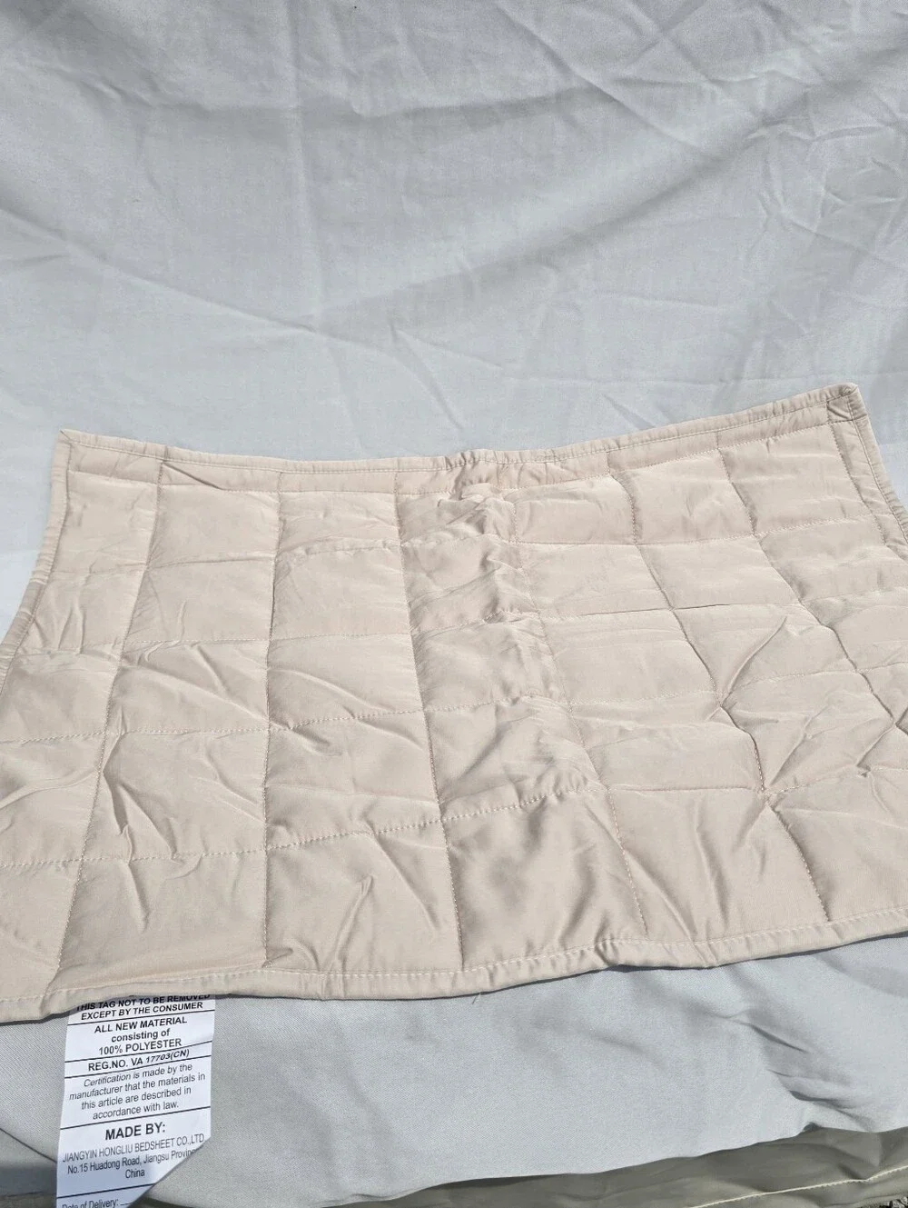 Quince Sand Quilt Box Set 100% Viscose From Orangic Bamboo *1 Standard Sham*